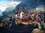 Horace Vernet Battle of Somosierra. oil painting on canvas